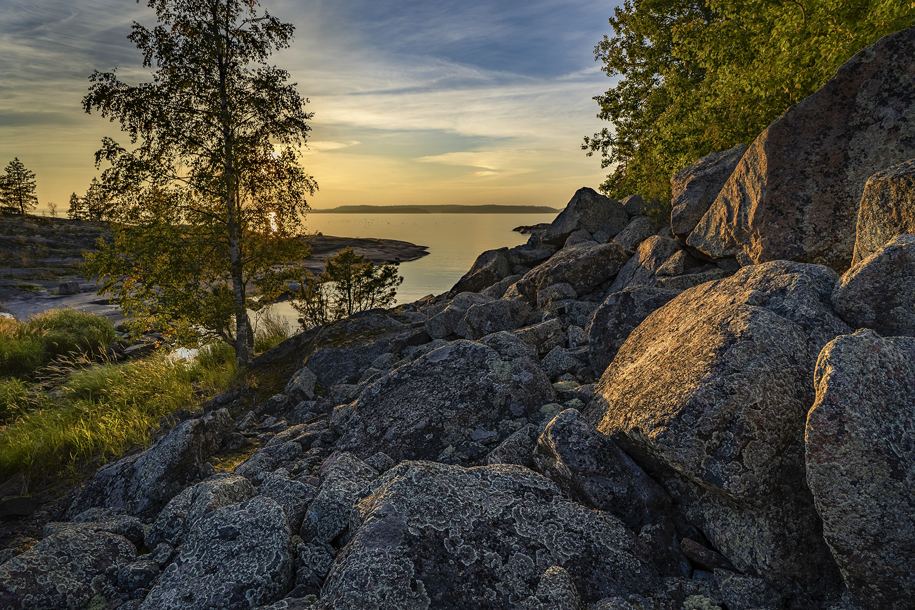 Вечер над Ладогой. 