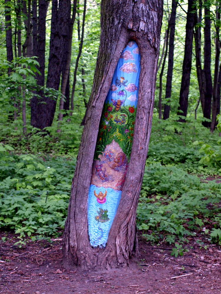 Живопись на дереве