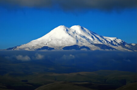 Эльбрус с плато Канжал.