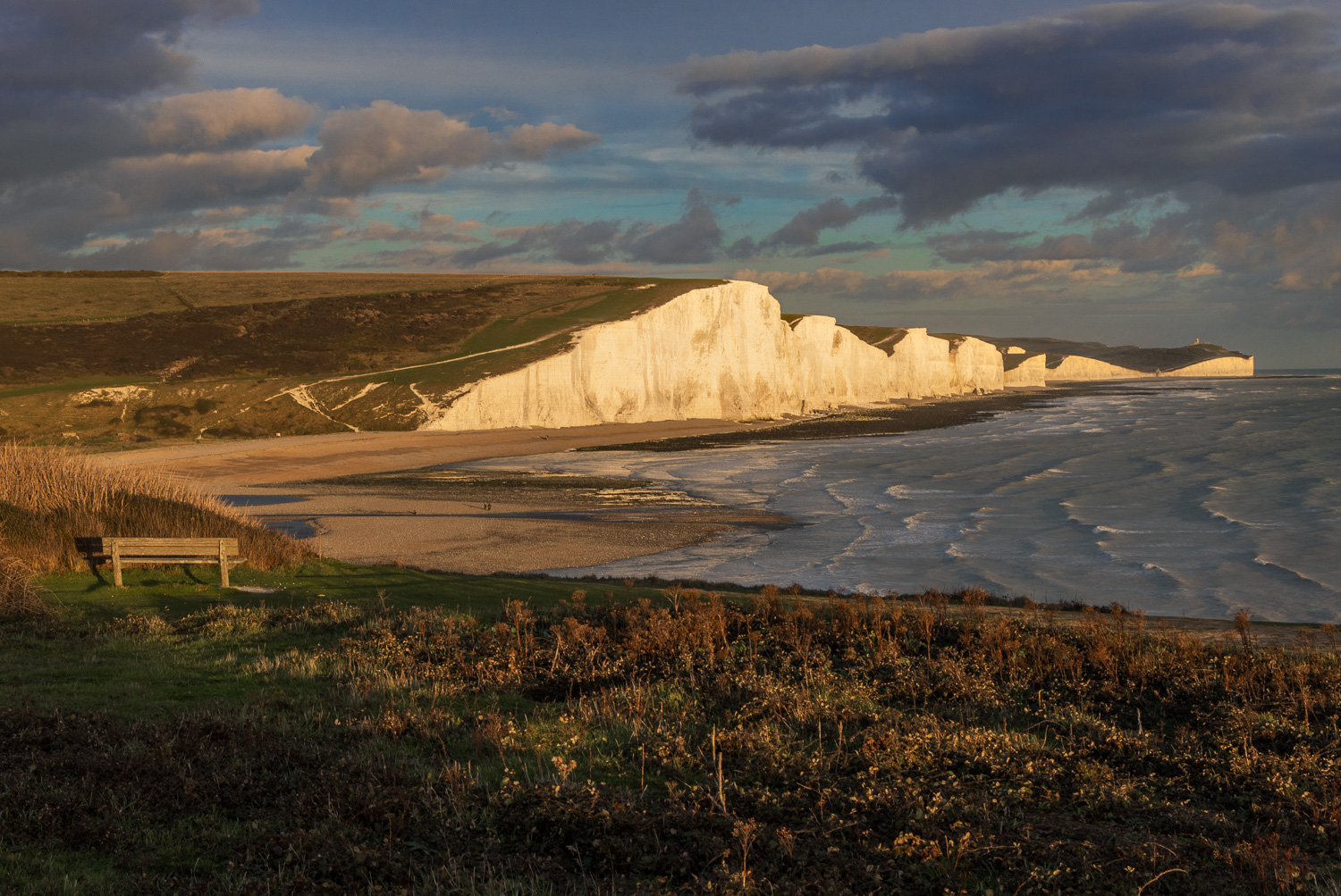На закате...