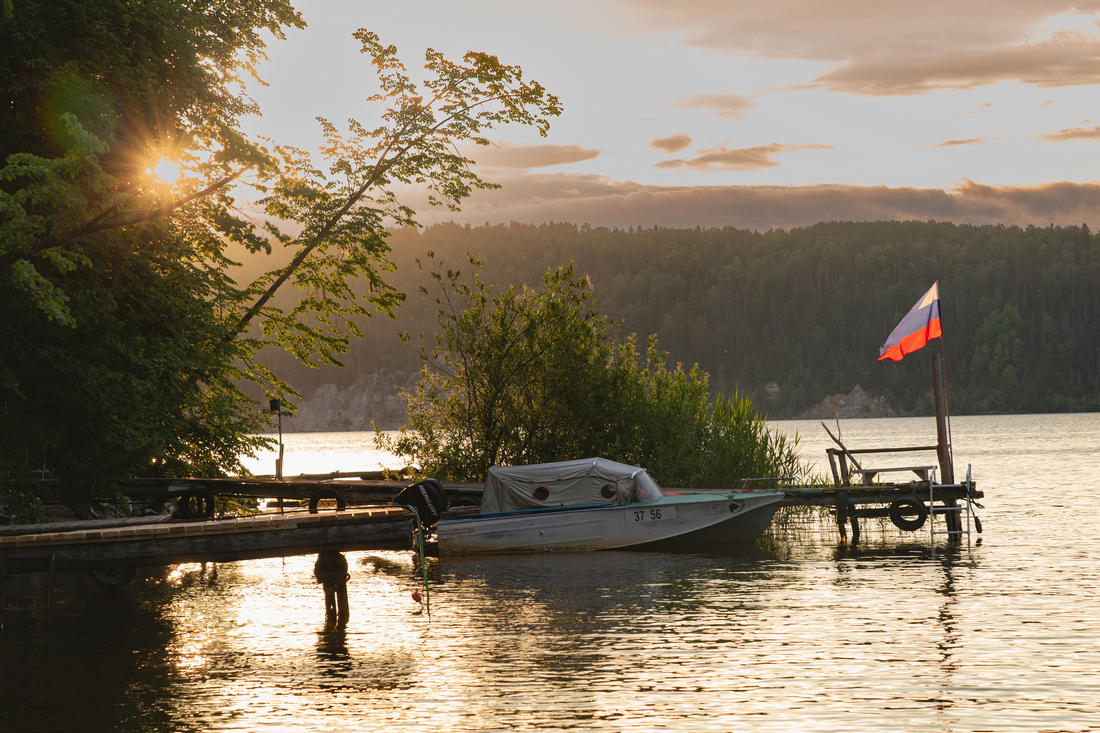 Вечер на р. Чусовой