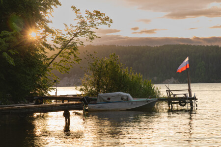 Вечер на р. Чусовой