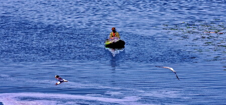 С надеждой на улов.