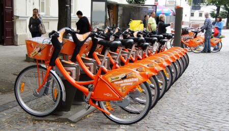 Апельсиновые велосипеды