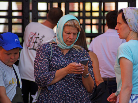 У Иверской часовни