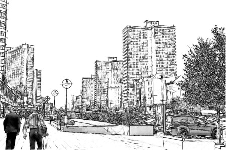 Мы идем угловатым Арбатом...