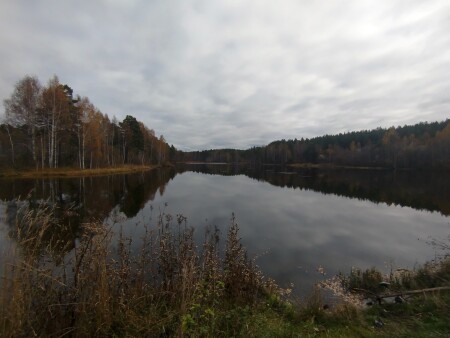 Пасмурный день над водой