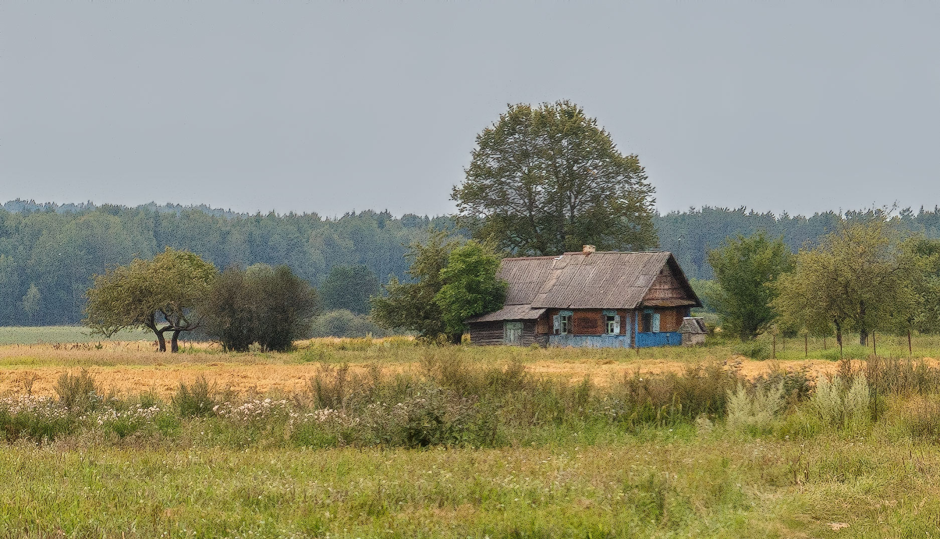 Здесь кто то жил...