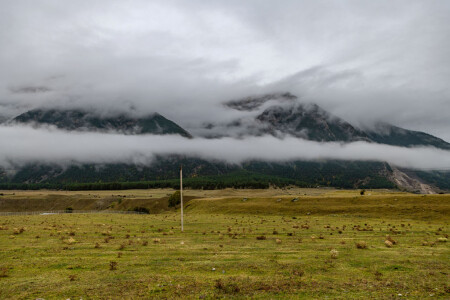 По дороге с облаками. Карачаево-Черкесия. 