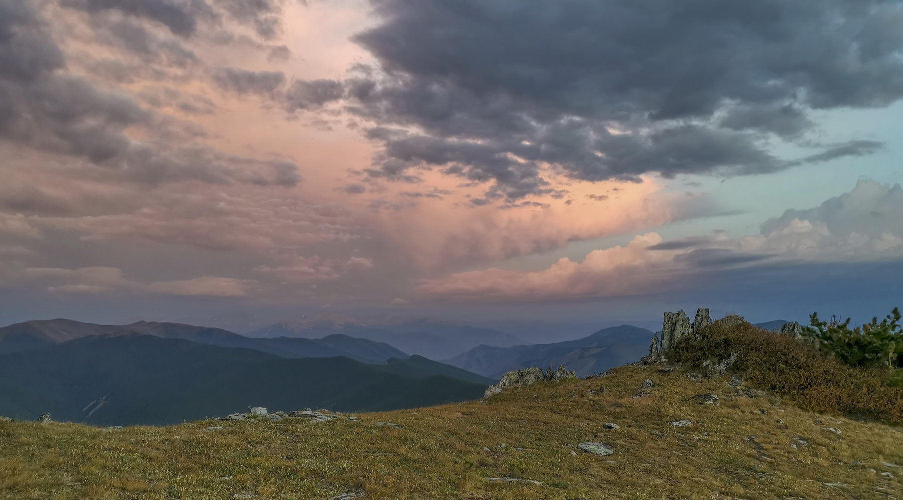 отражение рассвета