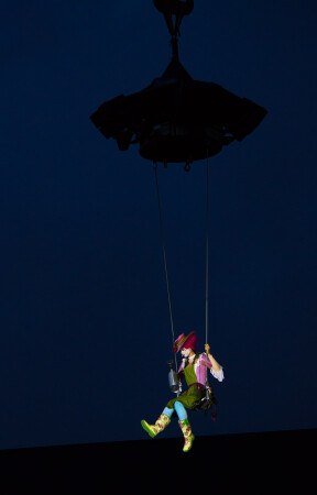 На подъёмном кране