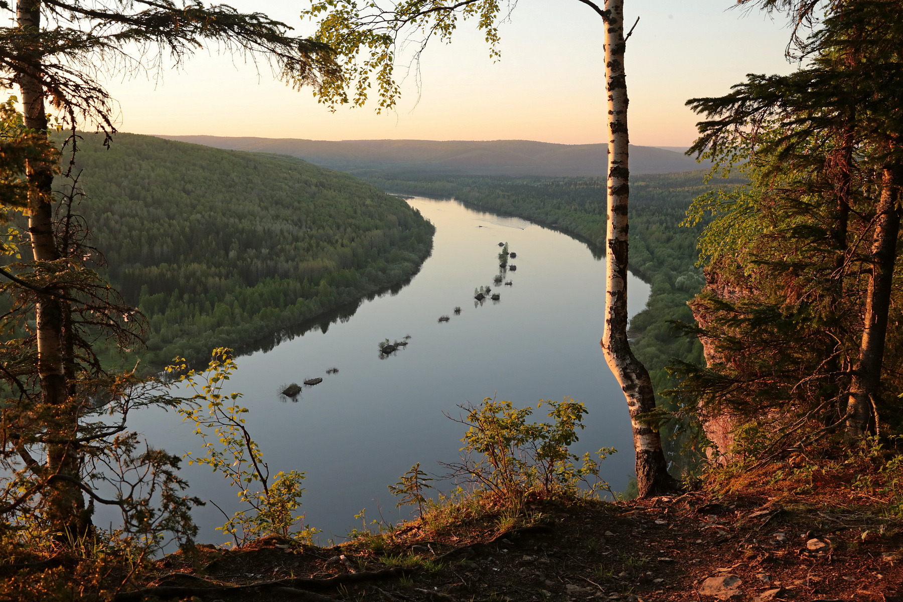 Закат на Ветлане