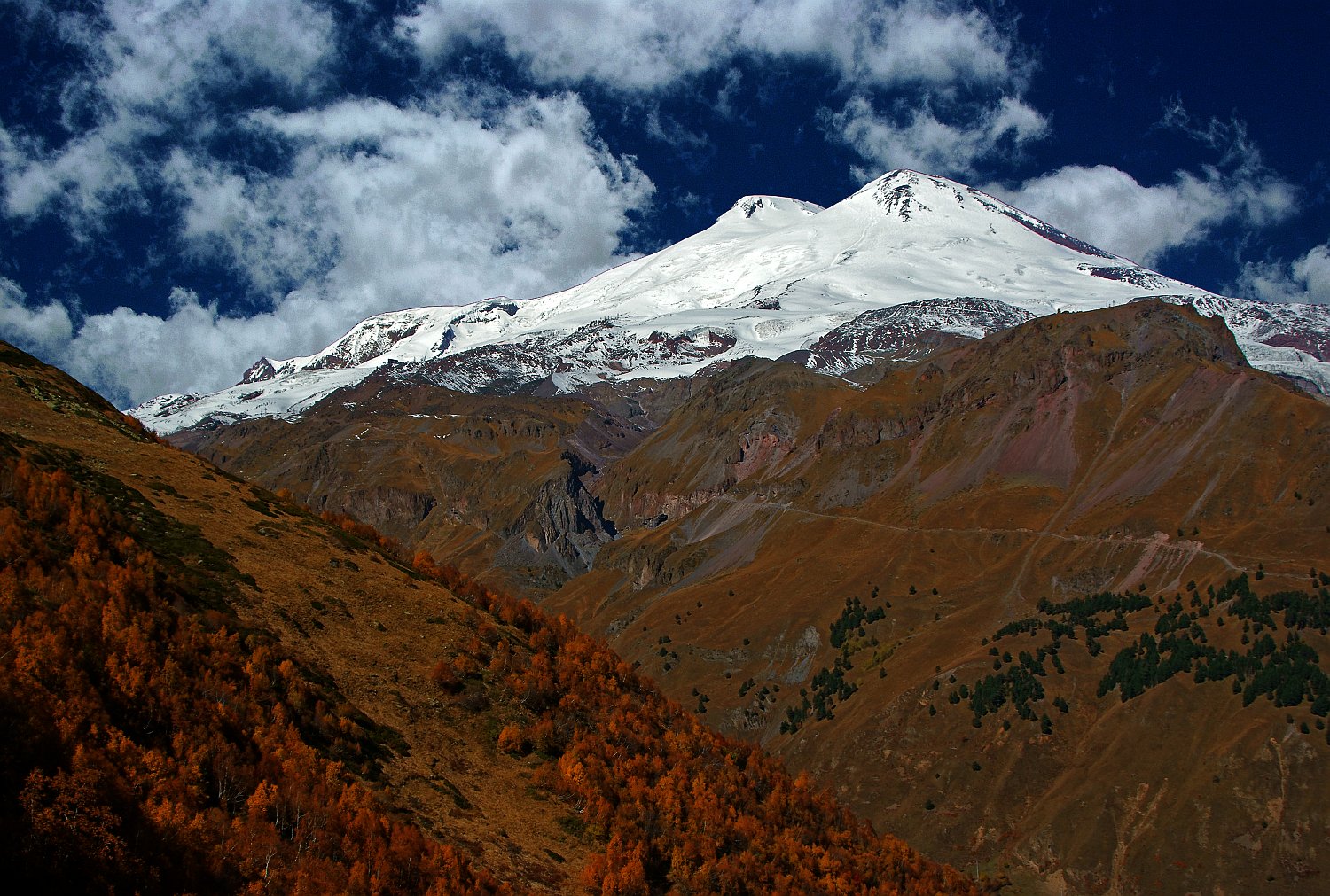 Эльбрус осенний