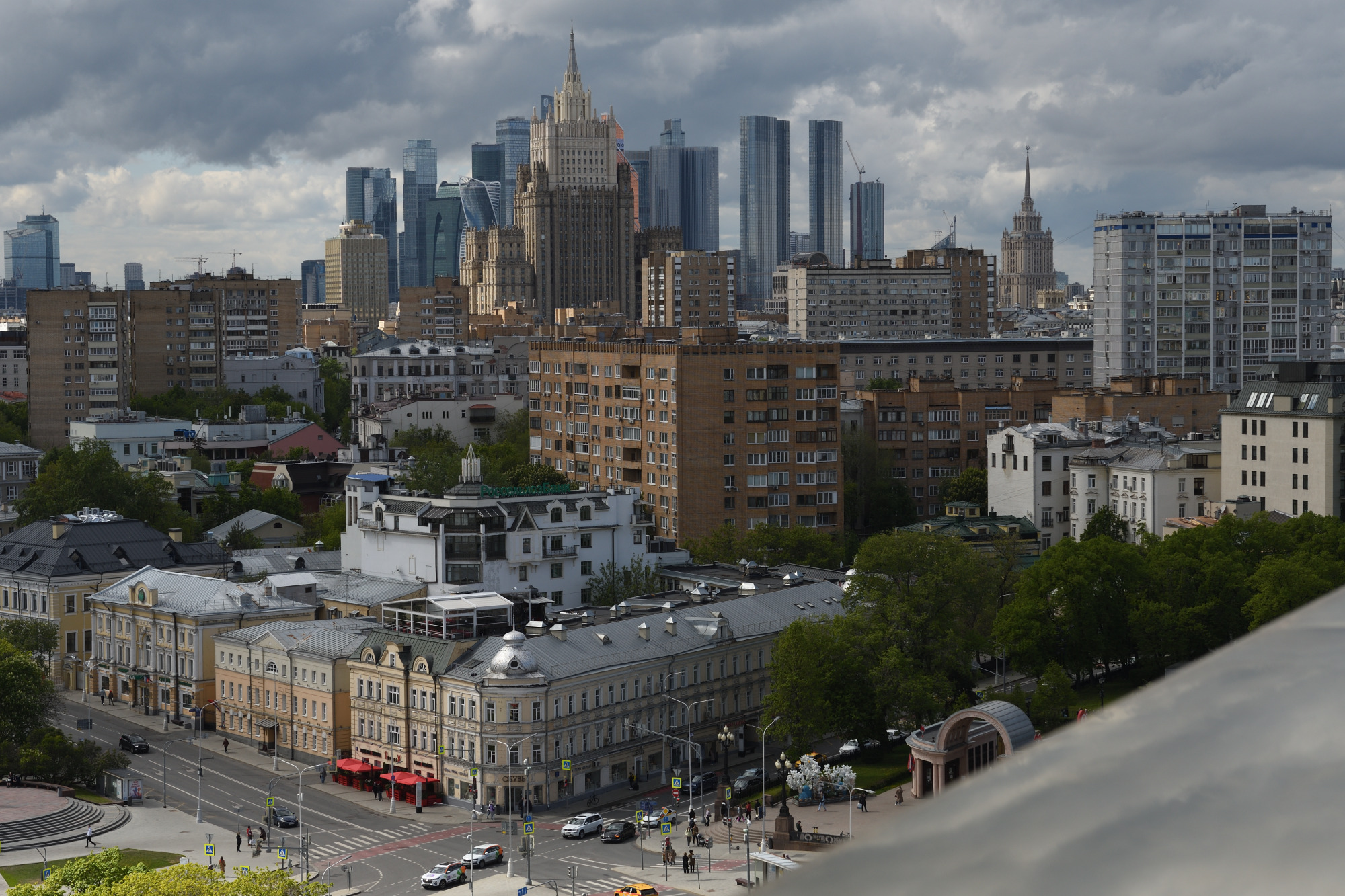Москва. Три эпохи в одном кадре.