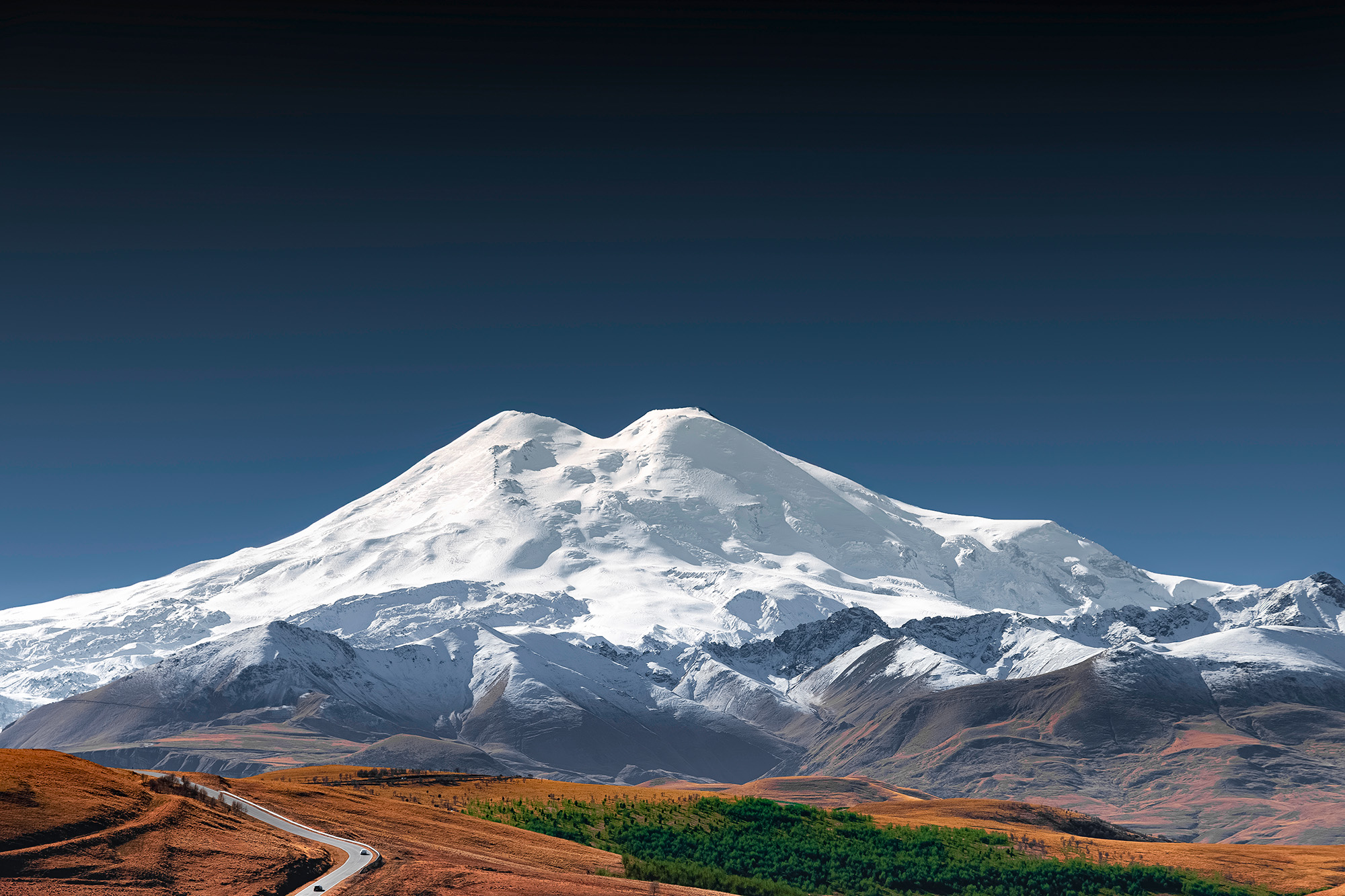 Осенний Эльбрус