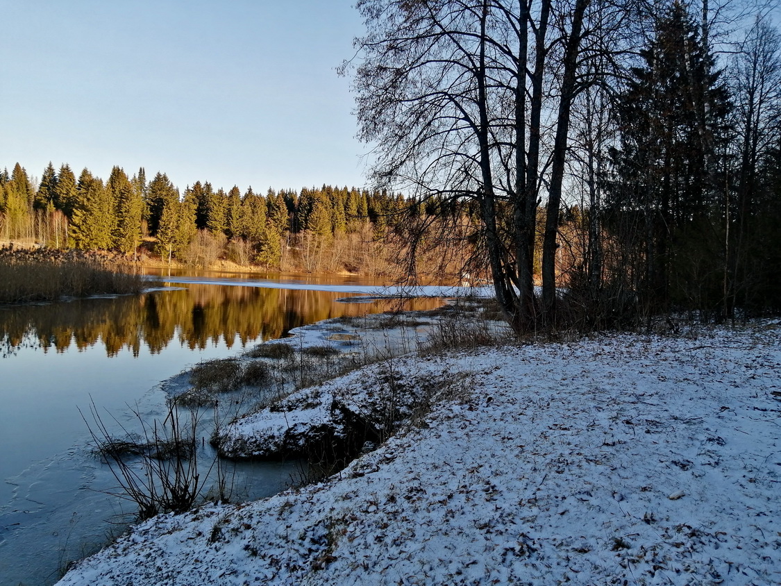 Первый морозец.