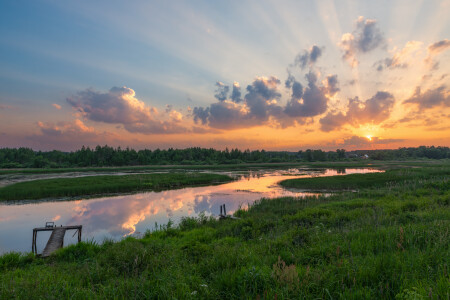 закат на Дубёнке