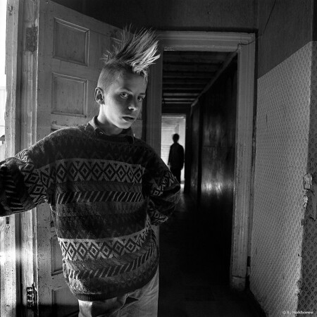 Приют "Синяя ворона". Литейный пр., С-Пб., 1994.