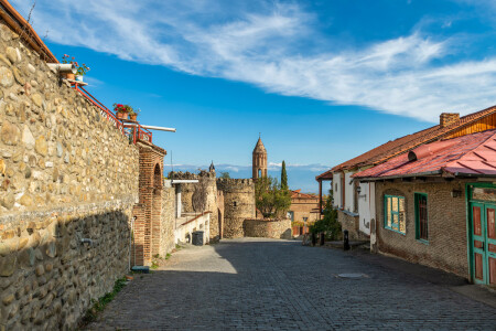 Крепость и улочки Сигнахи. Кахетия. Грузия. 