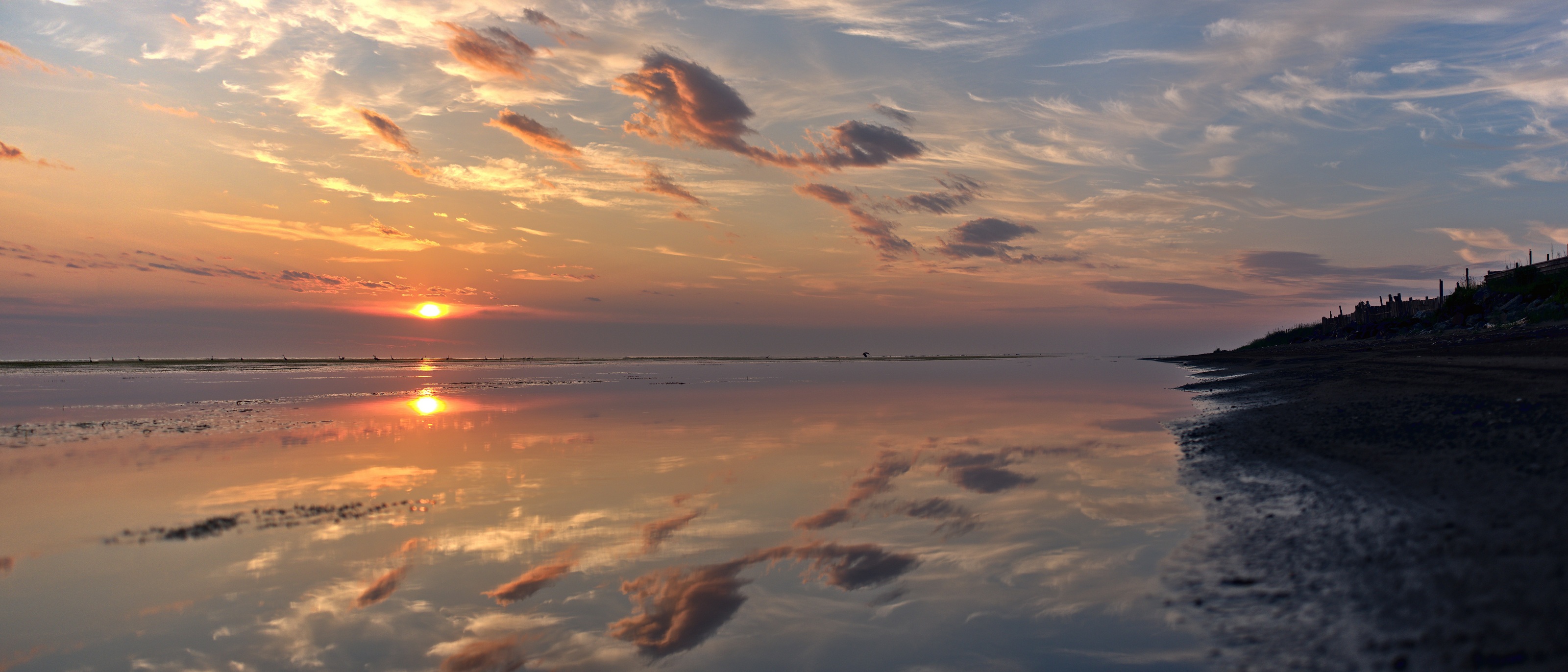 Закат на Сахалине с.Яблочное-Садовники , Сахалин