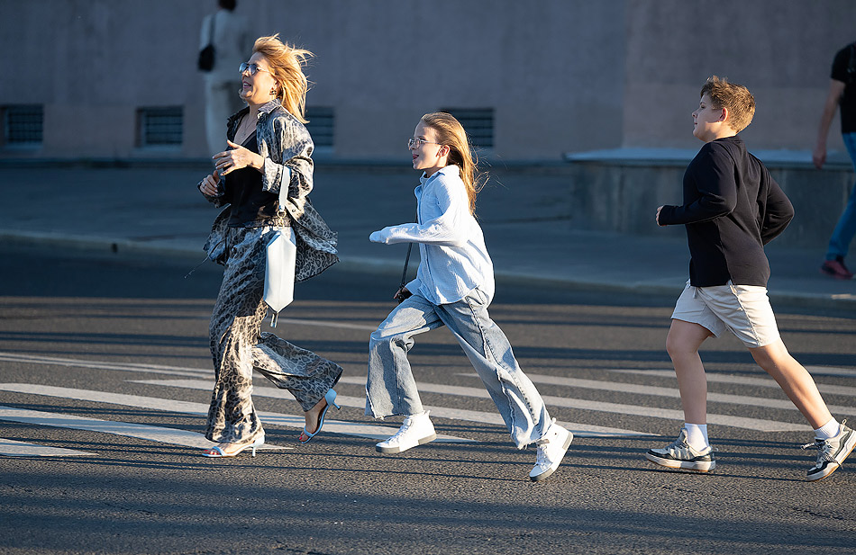 Бег в большом городе