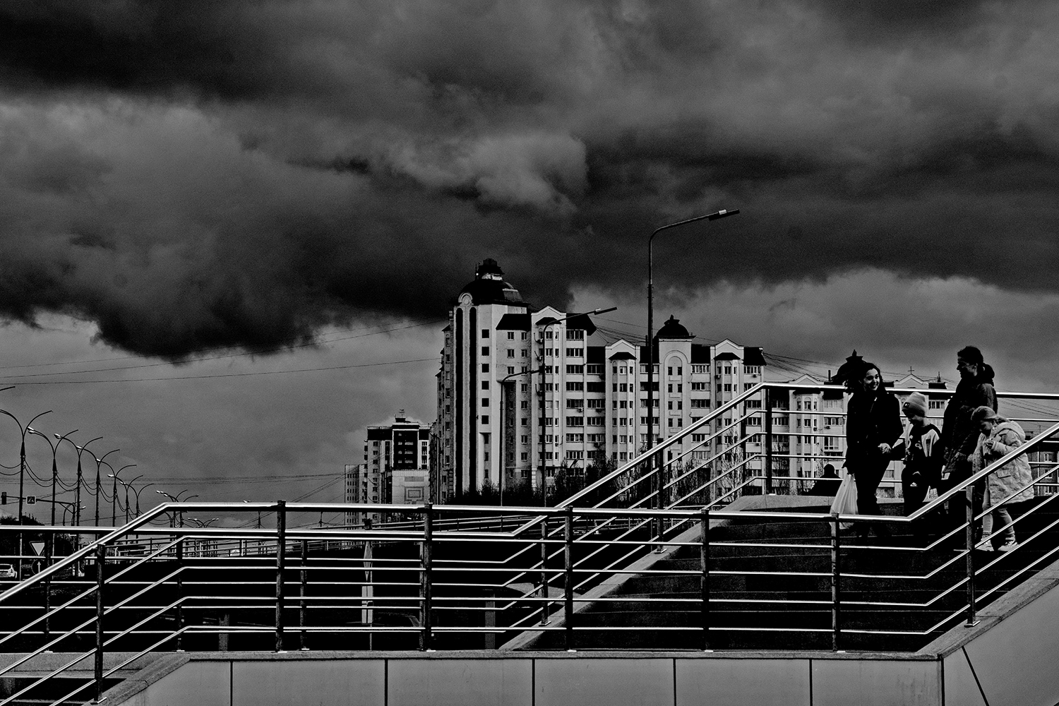 Дождь надвигается.