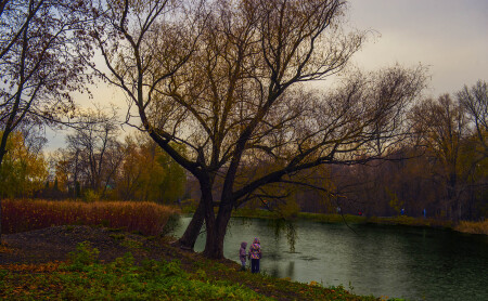 Осеннее озеро