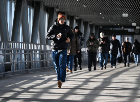 Бег в большом городе