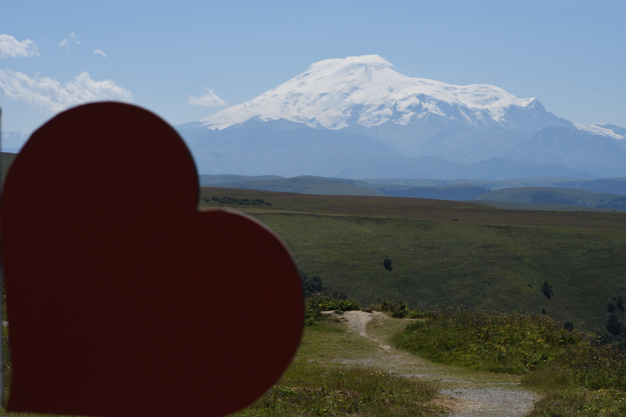 Эльбрус -вид сбоку