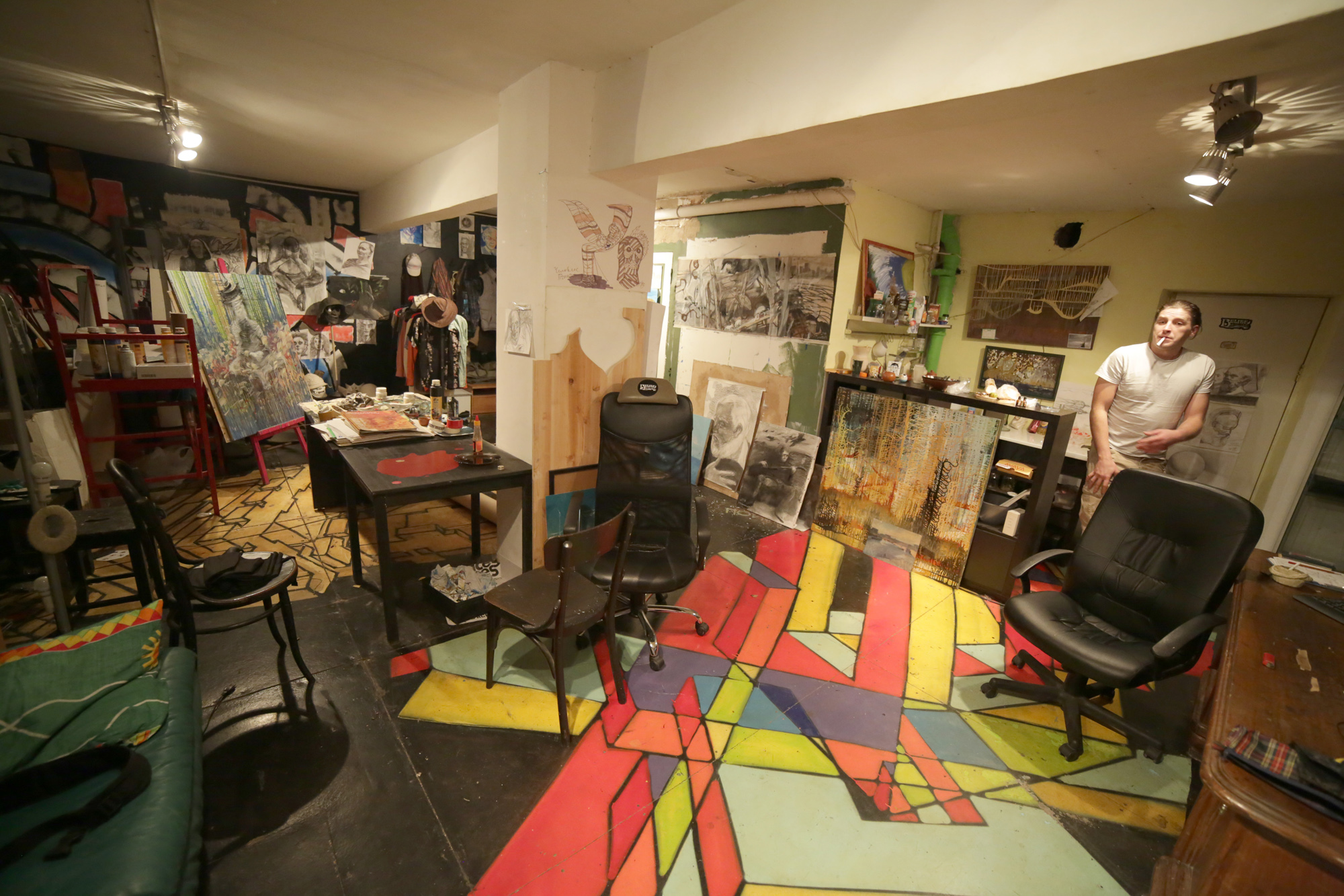 В мастерской художника