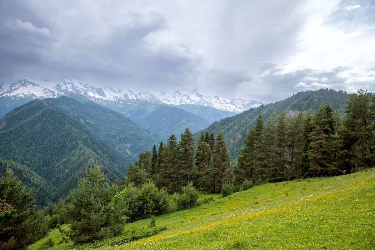 Горная Сванетия . Грузия.