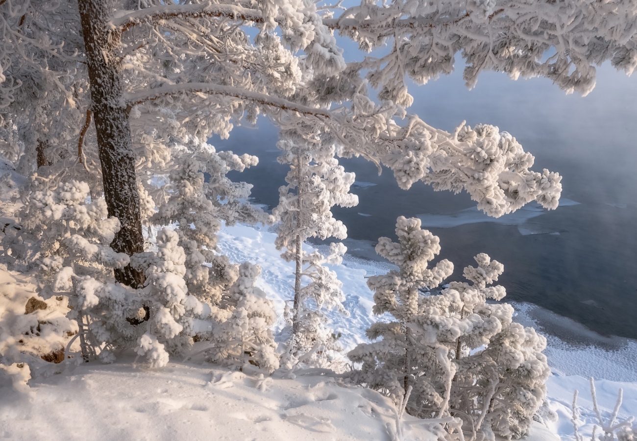 Зима на Енисее