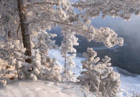 Зима на Енисее