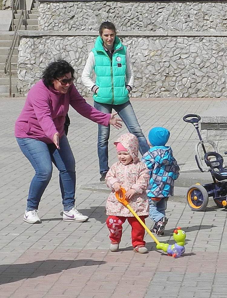 Радость бабушки.