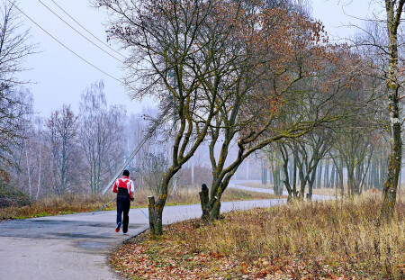 Утренняя пробежка.