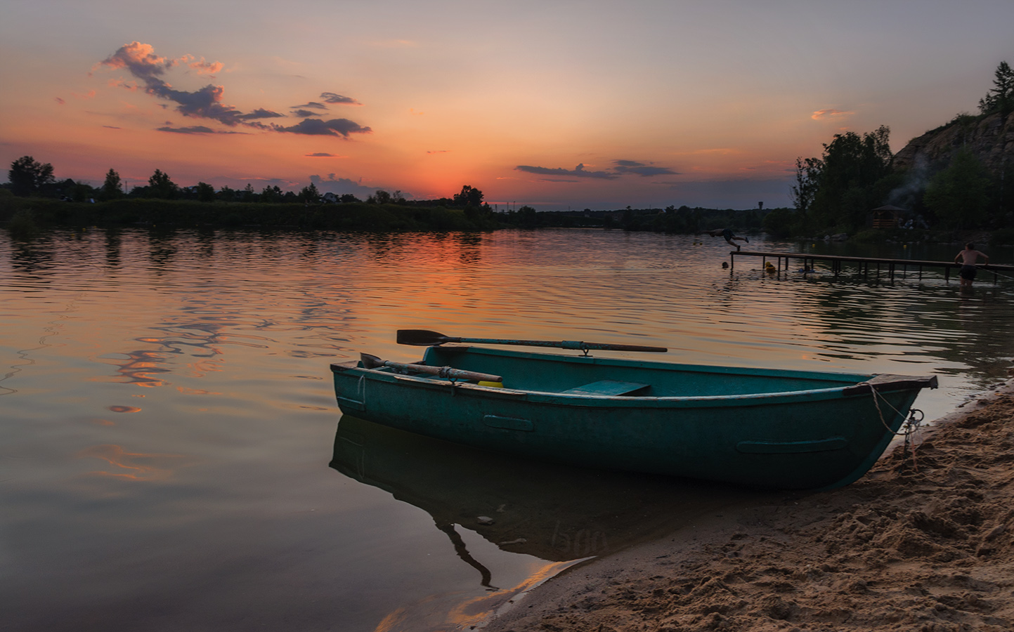 Летний вечер.