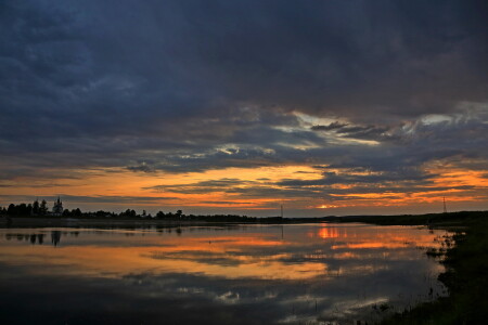 Закат на Сухоне