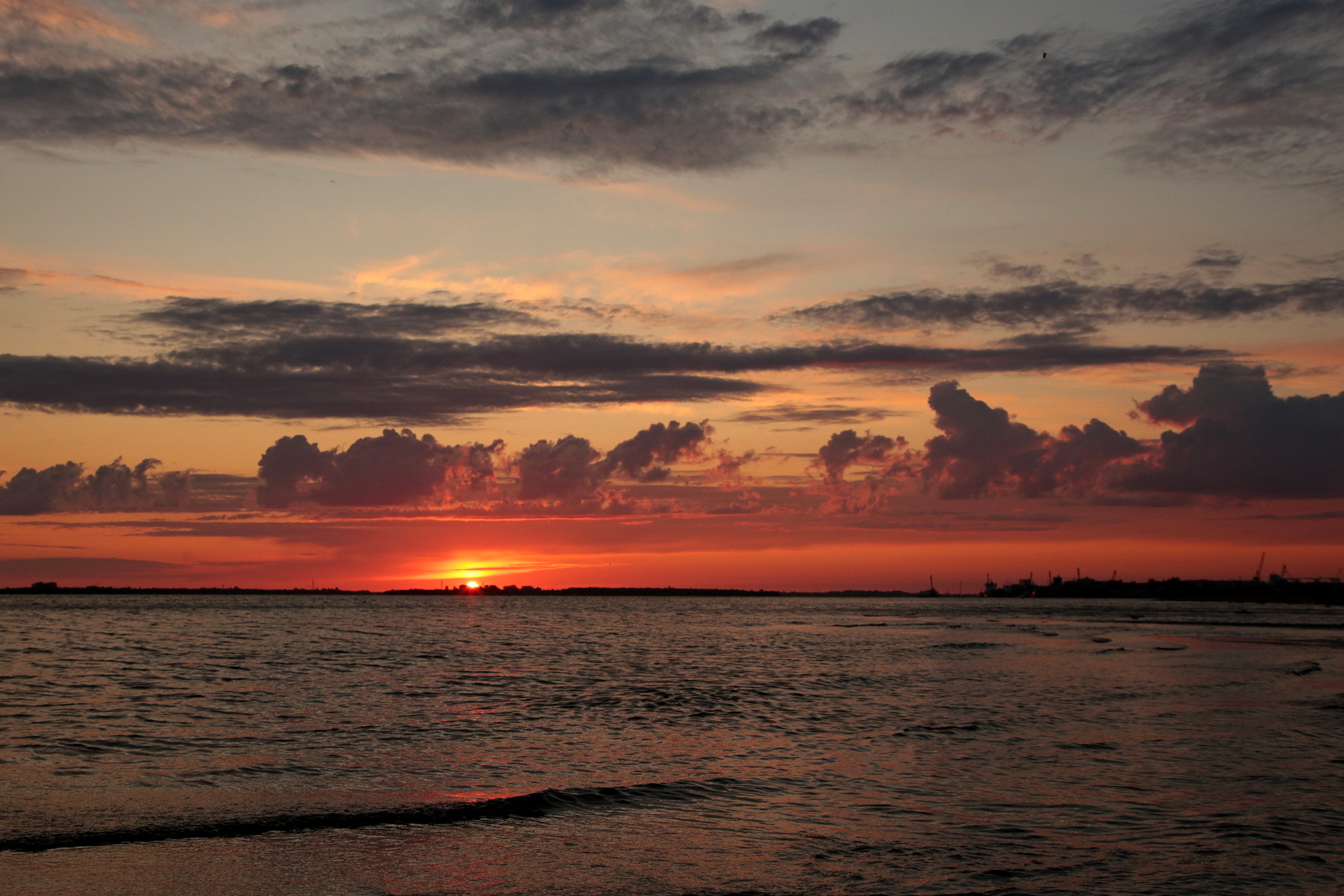 Закат над Северной Двиной