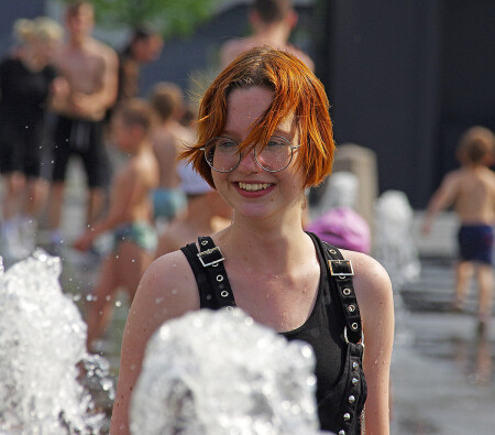 Улыбка в фонтане