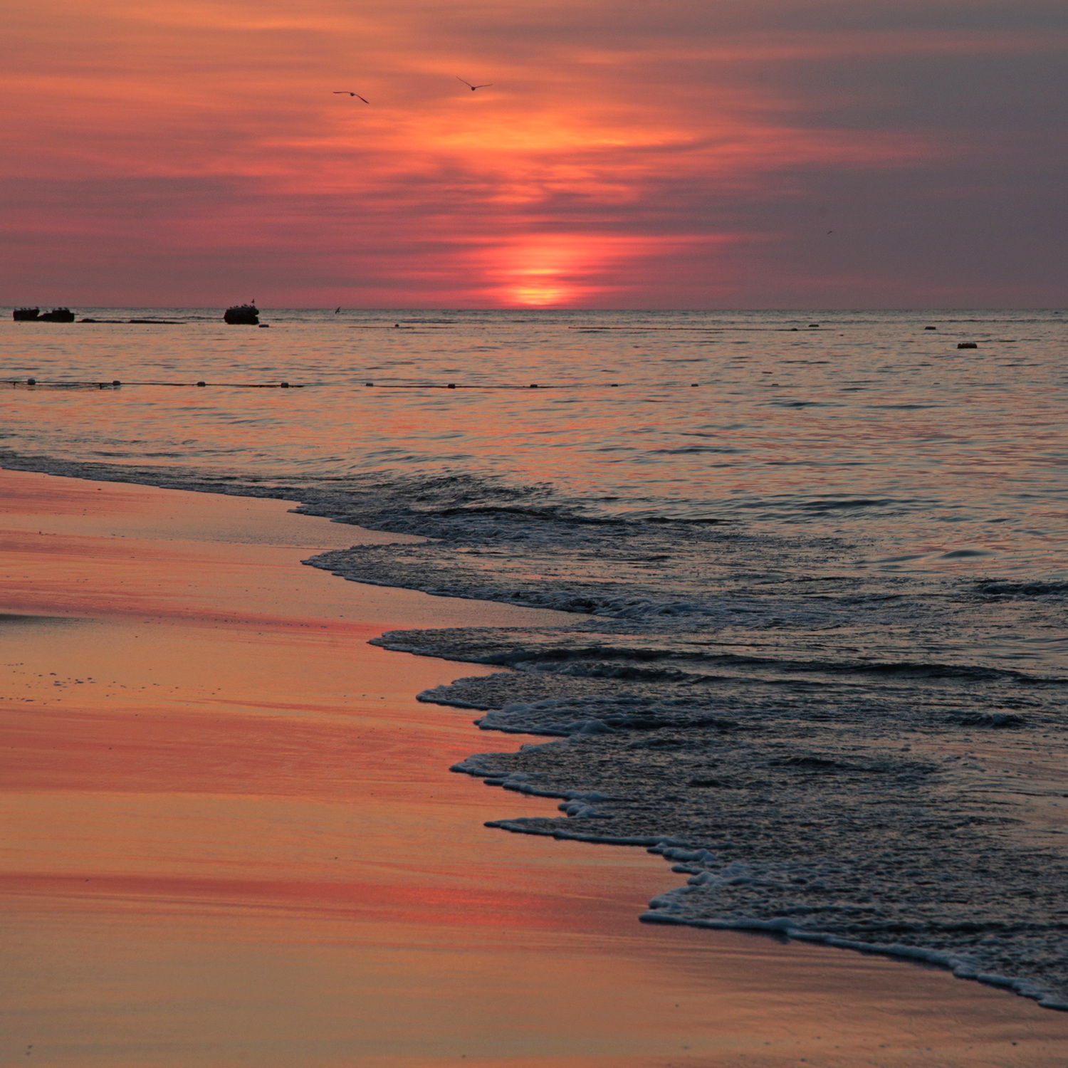 Рассвет над Охотским морем