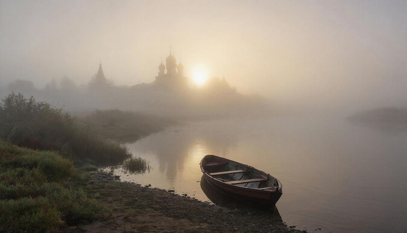 туманное утро