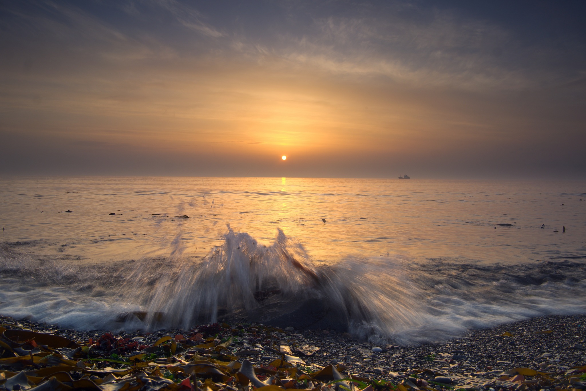 закат с.Яблочное , о.Сахалин