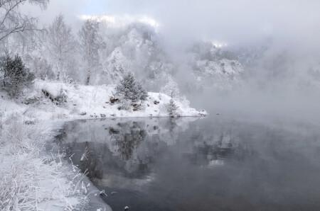 Отражение гор