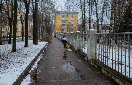 Ноябрьская погода на улице