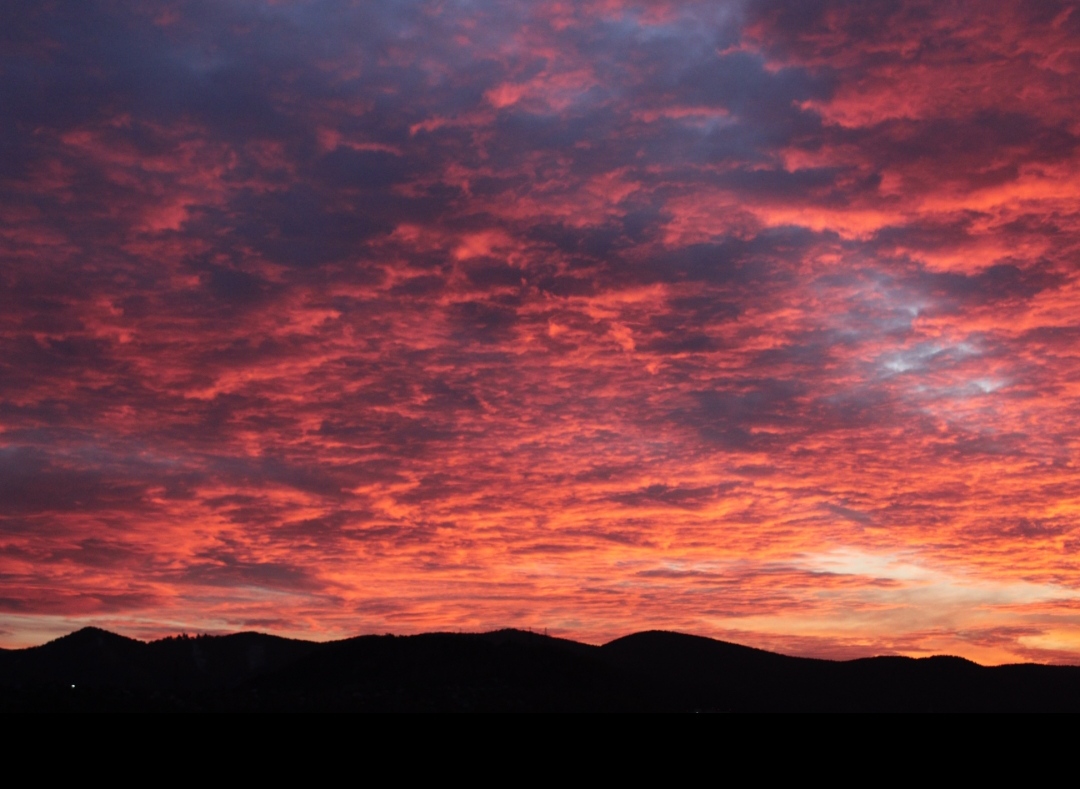 Закат на Енисее