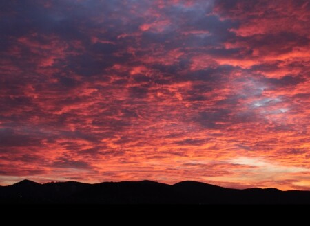 Закат на Енисее