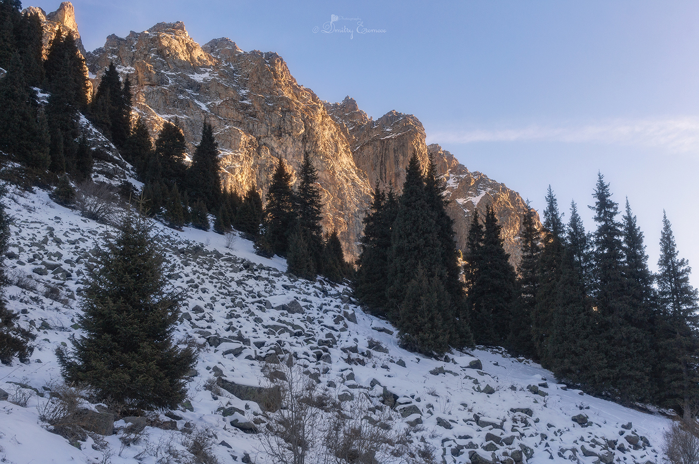 Сияние золотистых вершин...