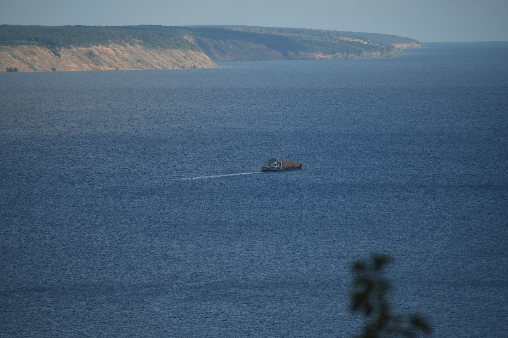 Волга, вид из Ульяновска