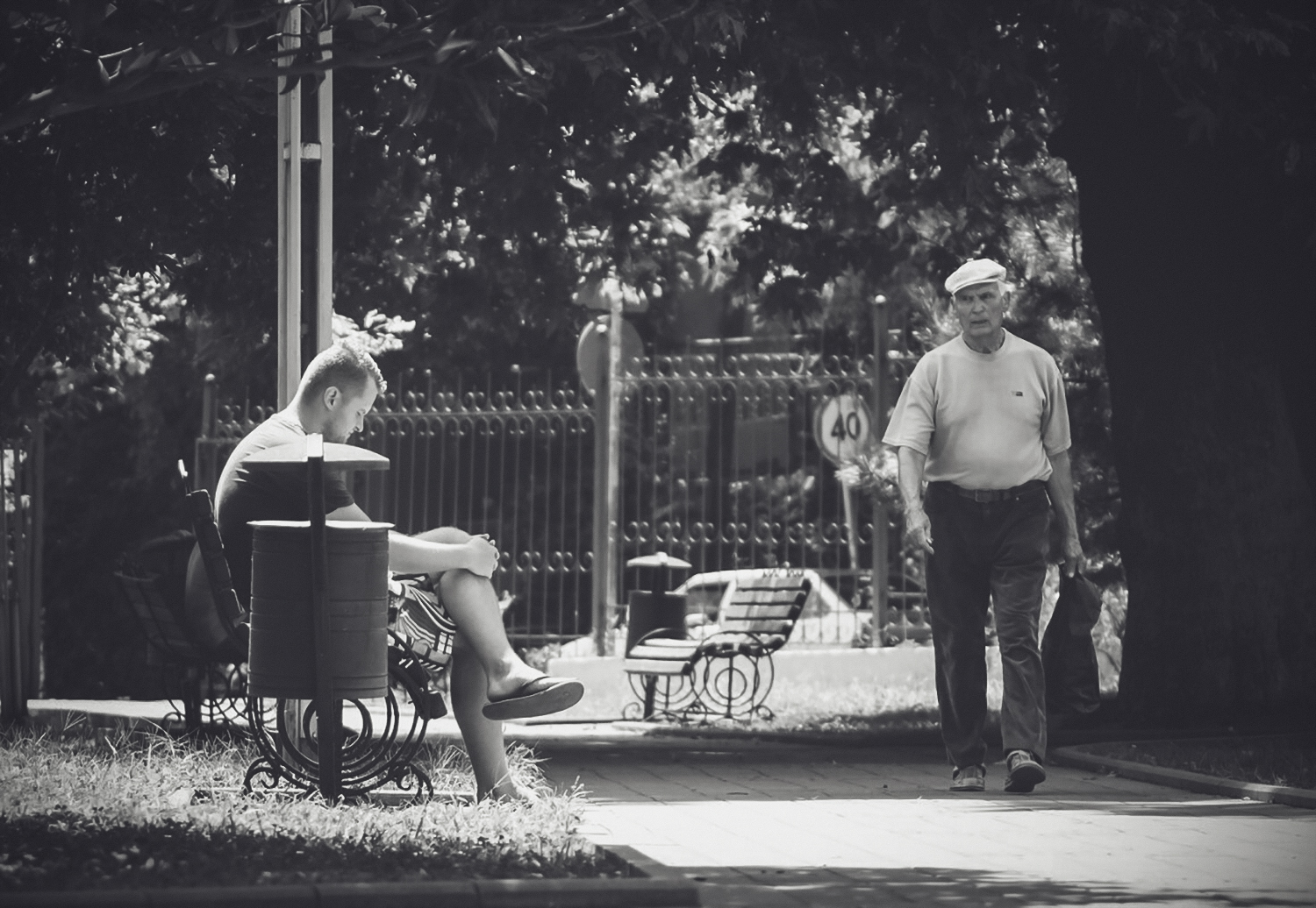 Заснул на солнышке