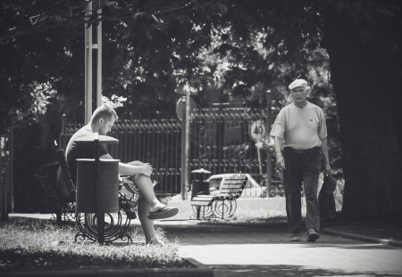 Заснул на солнышке